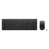 Lenovo 4X31N50745, Volle Größe (100%), Kabellos, RF Wireless, QWERTY, Schwarz, Maus enthalten