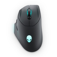 Dell Alienware AW620M, rechts, Optisch, RF Wireless + USB Type-C, 26000 DPI, Schwarz