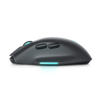 Dell Alienware AW620M, rechts, Optisch, RF Wireless + USB Type-C, 26000 DPI, Schwarz