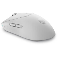 Dell Alienware Pro Wireless Gaming Mouse, Beidhändig, Optisch, RF Wireless + USB Type-C, 26000 DPI, 0,25 ms, Weiß