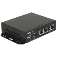 Delock 87704, Gigabit Ethernet (10/100/1000), Wandmontage