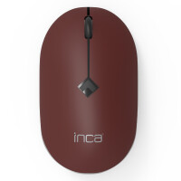 Cian Technology GmbH Inca IWM-231RB, Beidhändig, Optisch, RF Wireless, 1600 DPI, Schwarz, Braun