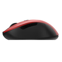 Cian Technology GmbH Inca IWM-233RK, Beidhändig, Optisch, RF Wireless, 1600 DPI, Schwarz, Rot