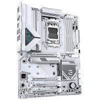 Gigabyte B850 EAGLE ICE Mainboard – AMD Ryzen 9000 Serien-Prozessoren, 8+2+2 Phasen Digital-VRM, bis zu 8200 MHz DDR5 (O.C), 1 x PCIe 5.0 M.2 + 2 x PCIe 4.0 M.2, 2.5 GbE LAN, USB 3.2 Gen 2, AMD, Sockel AM5, AMD Ryzen 7000 Series, AMD Ryzen 8000 Series, AM