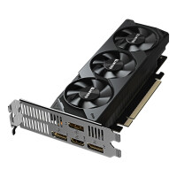 Gigabyte GeForce RTX 5060 OC Low Profile 8G Grafikkarte - 8GB GDDR7, 128bit, PCI-E 5.0, 2512 MHz Kerntakt, 3 x DisplayPort, 1 x HDMI, GV-N5060OC-8GL, GeForce RTX 5060, 8 GB, GDDR7, 128 Bit, 7680 x 4320 Pixel, PCI Express 5.0