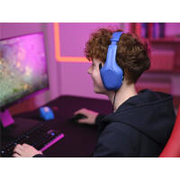 Trust GXT 415B Zirox, Kabelgebunden, Gaming, 20 - 20000 Hz, 253 g, Kopfhörer, Blau