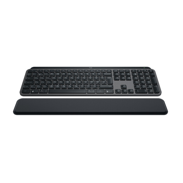 Logitech MX Keys S, Kabellos, RF Wireless + Bluetooth, Scherenschalter, QWERTY, LED, Graphit