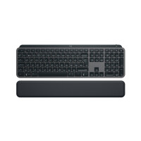 Logitech MX Keys S, Kabellos, RF Wireless + Bluetooth, Scherenschalter, QWERTY, LED, Graphit