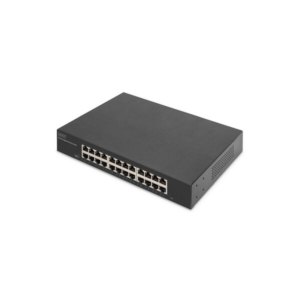 DIGITUS 24-Port Gigabit Switch, 19 Zoll, Unmanaged