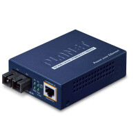 Planet PoE Medienkonverter, Multimode 10/100Base-TX zu...