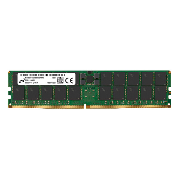 Micron MTC40F2046S1RC64BR, 64 GB, 1 x 64 GB, DDR5, 6400 MHz, 288-pin DIMM