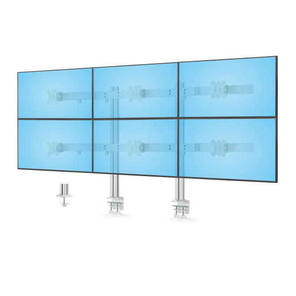 StarTech.com 6-MONITOR-ARM-A, Klemme/Durchführung, 48 kg, 43,2 cm (17"), 81,3 cm (32"), 100 x 100 mm, Weiß