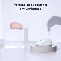 ASUS Fragrance Mouse MD101, Beidhändig, Optisch, RF Wireless + Bluetooth, 2400 DPI, Pink