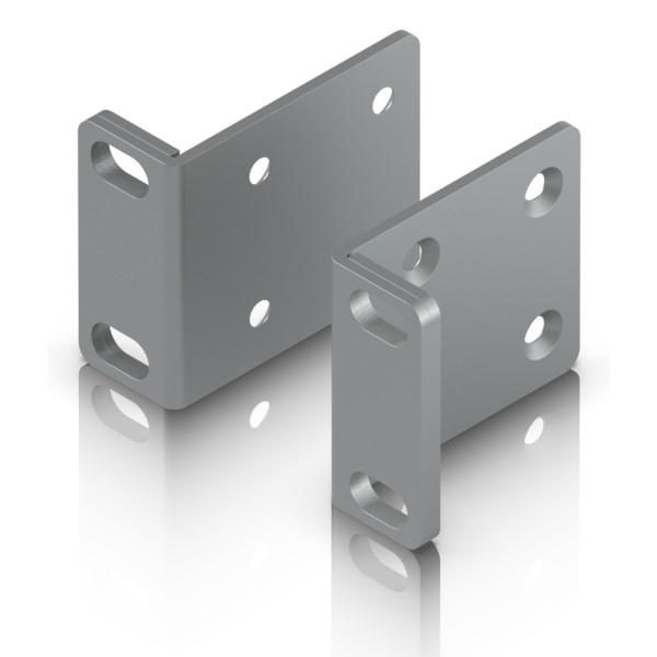 Ubiquiti UACC-Rack-Ear-1U, Montageset, Grau, Galvanisiertes Stahl, 1U, 50 g, 2 Stück(e)