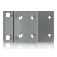 Ubiquiti UACC-Rack-Ear-1U, Montageset, Grau, Galvanisiertes Stahl, 1U, 50 g, 2 Stück(e)