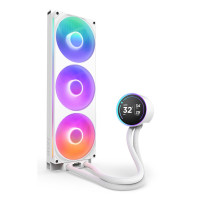 NZXT Kraken Elite 420 RGB, All-in-One-Flüssigkeitskühler, 14 cm, Weiß