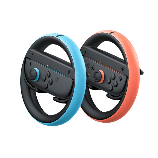 Nintendo Joy-Con 2-Lenkrad (Zweierset), Nintendo Switch 2, Rad-Mod, Schwarz, Blau, Rot, Kunststoff, Nintendo, Joy-Con 2