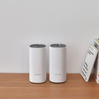 TP-LINK AC1200 Whole Home Mesh Wi-Fi System, 2er Pack, Weiß, Grau, Intern, Mesh-System, LAN, WLAN, Dual-Band (2,4 GHz/5 GHz), Wi-Fi 5 (802.11ac)