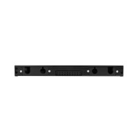 Lanberg FOP1-24ST-FCB, Schwarz, Stahl, Rackeinbau, 1U, 482,6 mm, 44,4 mm