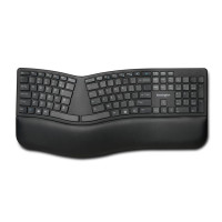 Kensington ProFit Ergo Wrlss, Volle Größe (100%), Verkabelt & Kabellos, RF kabellos + USB, AZERTY, Schwarz