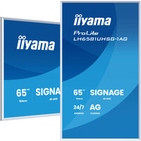 Iiyama 65"W LCD 4K UHD VA Gallery Line with Rem