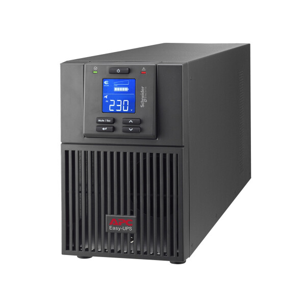 APC Easy UPS On-Line, 1000VA/900W, Tower, 230V, 3x IEC C13 Ausgänge, Intelligenter Kartensteckplatz, LCD, Doppelwandler (Online), 1 kVA, 900 W, Sine, 110 V, 285 V