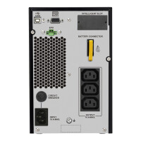 APC Easy UPS On-Line, 1000VA/900W, Tower, 230V, 3x IEC C13 Ausgänge, Intelligenter Kartensteckplatz, LCD, Doppelwandler (Online), 1 kVA, 900 W, Sine, 110 V, 285 V