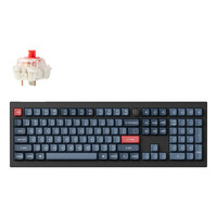 Keychron V6 Max schwarz/blaugrau DE-Layout Gateron...