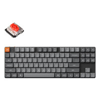 Keychron K1 Max grau/orange DE-Layout Gateron Low Profile...