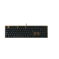 Cherry KC 200 MX, Volle Größe (100%), Kabelgebunden, USB, Mechanischer Switch, AZERTY, Schwarz, Bronze