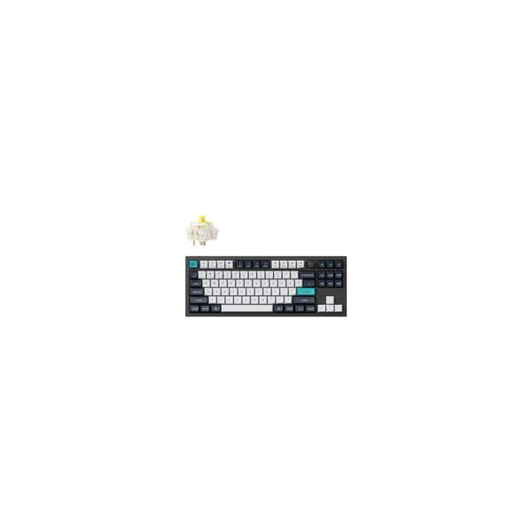 Keychron Q3 Max schwarz/mehrfarbig DE-Layout Gateron Jupiter Banana