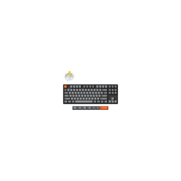 Keychron K8 Max 80% Alu RGB Banana bk H