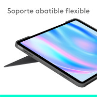 Logitech Combo Touch, QWERTY, Spanisch, Trackpad, 1,9 cm,...