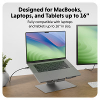 Targus HYPER HS1150GYGL, Laptop-Ständer, Grau,...