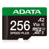 ADATA Speed Plus, 256 GB, MicroSDXC, Klasse 10, 180 MB/s,...