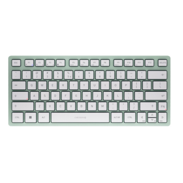 Cherry KW 7100 MINI BT, Kabellos, Bluetooth, Scherenschalter, QWERTY, Mintfarbe