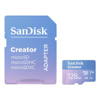 SanDisk Creator, 128 GB, MicroSDXC, Klasse 10, UHS-I, 190...