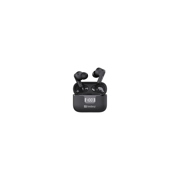 SANDBERG 126-52, True Wireless Stereo (TWS), Musik/Alltag, 20 - 20000 Hz, 40 g, Kopfhörer, Schwarz