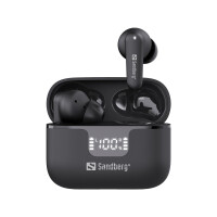 SANDBERG 126-52, True Wireless Stereo (TWS), Musik/Alltag, 20 - 20000 Hz, 40 g, Kopfhörer, Schwarz