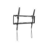Equip 650332 37"-70" Neigbare Wandmontagehalterung für Bildschirme mit 37 bis 70 Zoll, 177,8 cm (70"), 200 x 200 mm, 600 x 400 mm, -8 - 0°, Kunststoff, Edelstahl, Schwarz