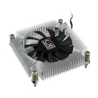 LC-Power LC-CC-65, Kühler, 6,5 cm, 1500 RPM, 3500 RPM, Blau, Silber, Weiß