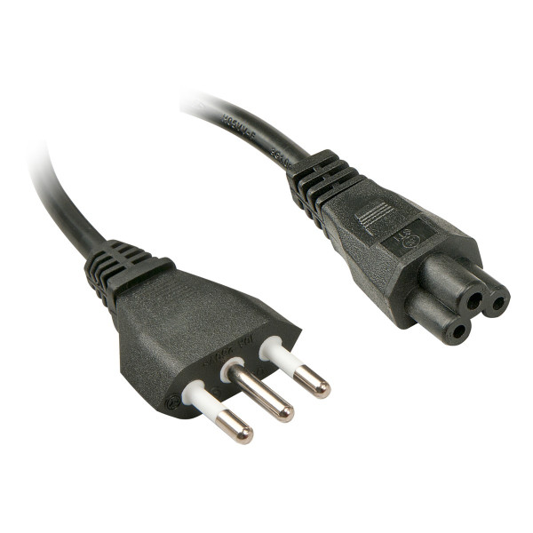 Lindy 2m, CEI23-16-VII - IEC 320 C5, 2 m, C5-Koppler