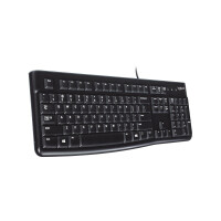 Logitech K120 - Volle Größe (100%) - Kabelgebunden - USB - Membran Key Switch - QWERTY - Schwarz