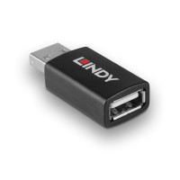 Lindy 71263, USB Type A, USB Type A, Schwarz