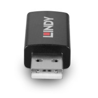 Lindy 71263, USB Type A, USB Type A, Schwarz