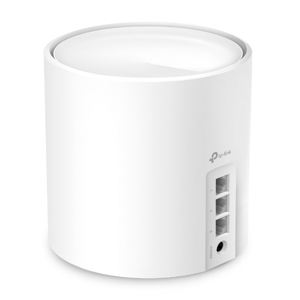 TP-LINK AX3000 Whole Home Mesh WiFi 6 System, Weiß, Intern, CE: <20 dBm (2.4 GHz) <23 dBm (5 GHz) FCC: <30 dBm (2.4 GHz) <30 dBm (5 GHz), Dual-Band (2,4 GHz/5 GHz), Wi-Fi 6 (802.11ax), 802.11a, 802.11b, 802.11g, Wi-Fi 4 (802.11n), Wi-Fi 5 (802.11ac), Wi-F