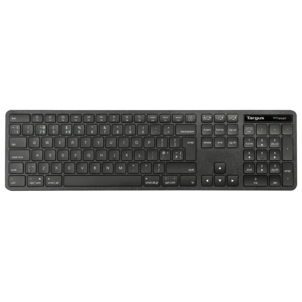 Targus AKB873NO, Volle Größe (100%), Kabellos, RF Wireless + Bluetooth, QWERTY, Schwarz
