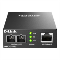 D-Link 100/to SC Single-mode Media Converter 10 km - Converter - Glasfaser (LWL)
