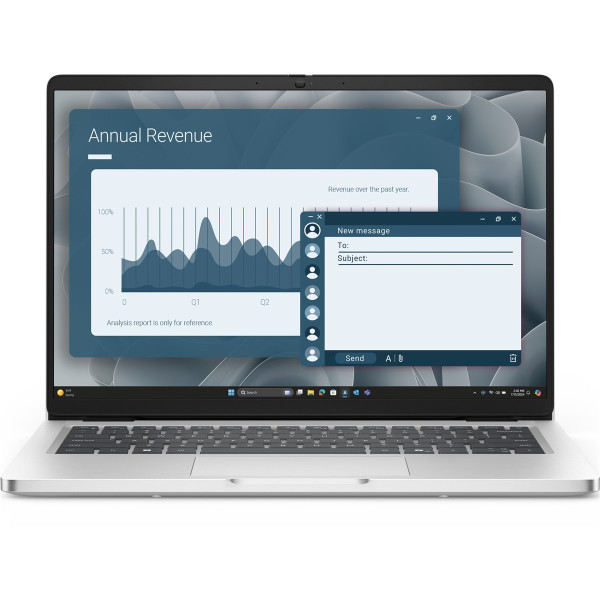 Dell Pro 14 PC14255, AMD Ryzen AI 7 PRO, 3,5 GHz, 35,6 cm (14"), 1920 x 1200 Pixel, 16 GB, 512 GB