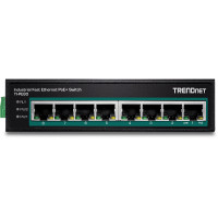 TRENDnet TI-PE80, Unmanaged, Fast Ethernet (10/100), Vollduplex, Power over Ethernet (PoE), Wandmontage